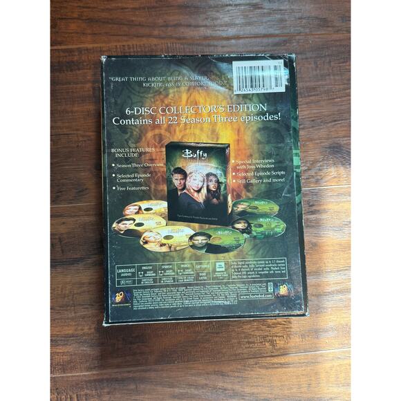 [Vintage] 1999 Buffy the Vampire Complete 3rd Season DVD Set - Picture 5 of 7